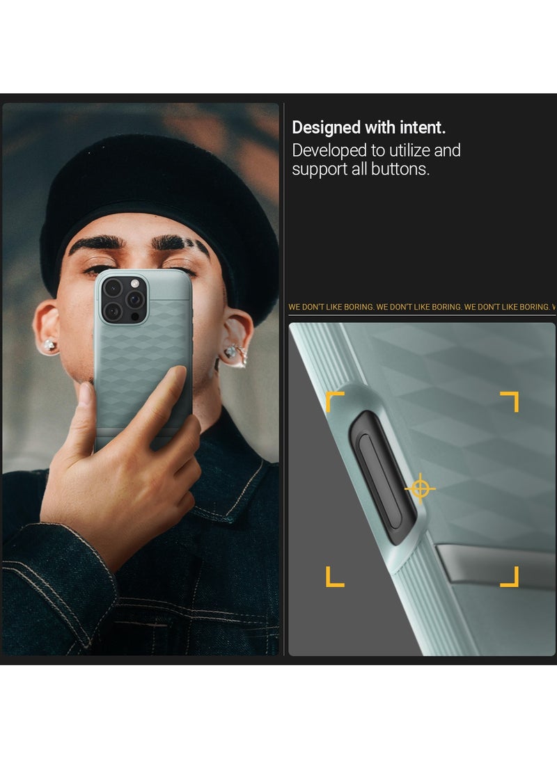 Caseology Parallax Mag for iPhone 16 PRO MagSafe Case Cover Mil Grade - Sage Green - Image 4