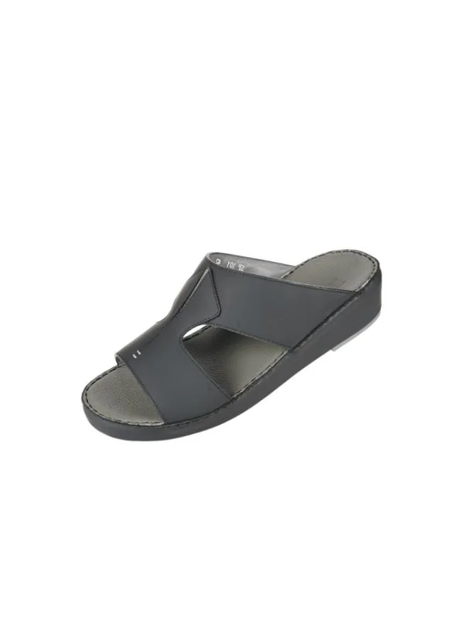 barjeel uno 008-3497 Barjeel Mens Arabic Sandals  SP-101 Black