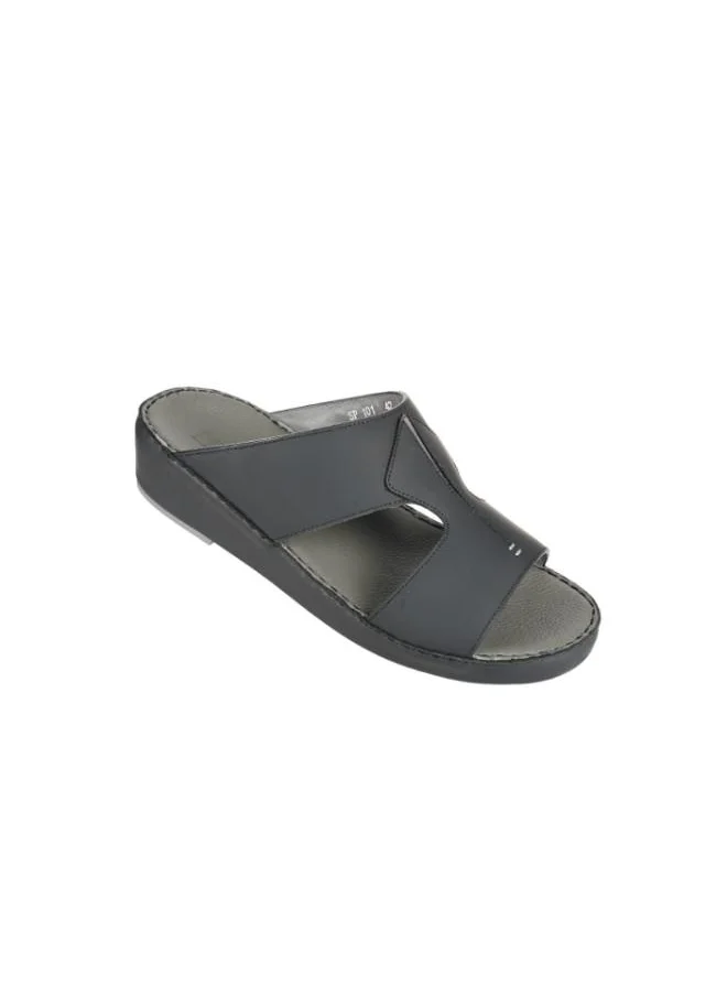 barjeel uno 008-3497 Barjeel Mens Arabic Sandals  SP-101 Black