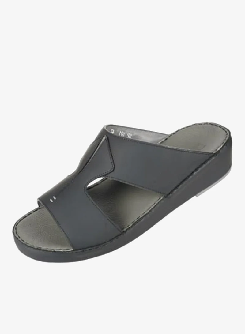 008-3497 Barjeel Mens Arabic Sandals  SP-101 Black