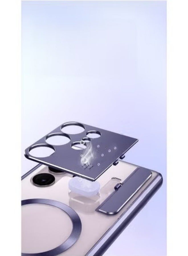 ريوكل جراب مغناطيسي لهاتف Samsung S23 22 21 Ultra مع حماية عسكرية ومقاومة للاصفرار متوافق مع MagSafe بإطار معدني مقاوم للصدمات وغطاء فائق النحافة - Image 4