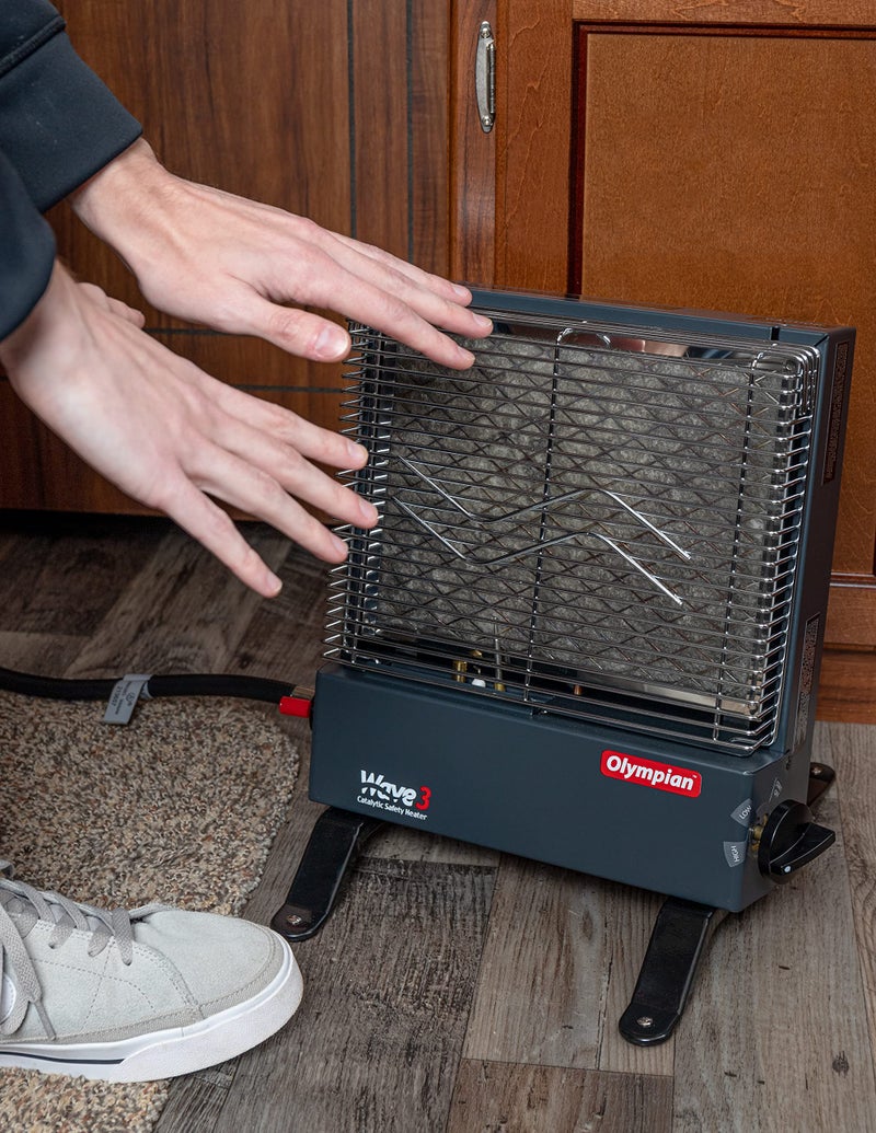 Camco Olympian Wave Heater Leg Stands - Converts Your Olympian Wave Heater into a Portable Style Heater, Fits All Olympian Wave Heaters: Wave 3, Wave 6, Wave 8-2 Pack (57701) - Image 4