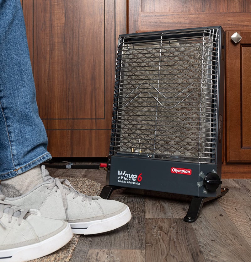 Camco Olympian Wave Heater Leg Stands - Converts Your Olympian Wave Heater into a Portable Style Heater, Fits All Olympian Wave Heaters: Wave 3, Wave 6, Wave 8-2 Pack (57701) - Image 5