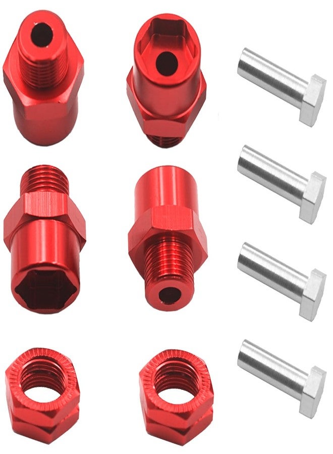 Vgoohobby 4Pack Vgoohobby Metal 12mm to 17mm Wheel Hex Drive Hub Adapter Conversion 15mm Offset Extension Upgrade Parts for 1/10 Off-Road RC Car Monster Truck Tires - Image 4