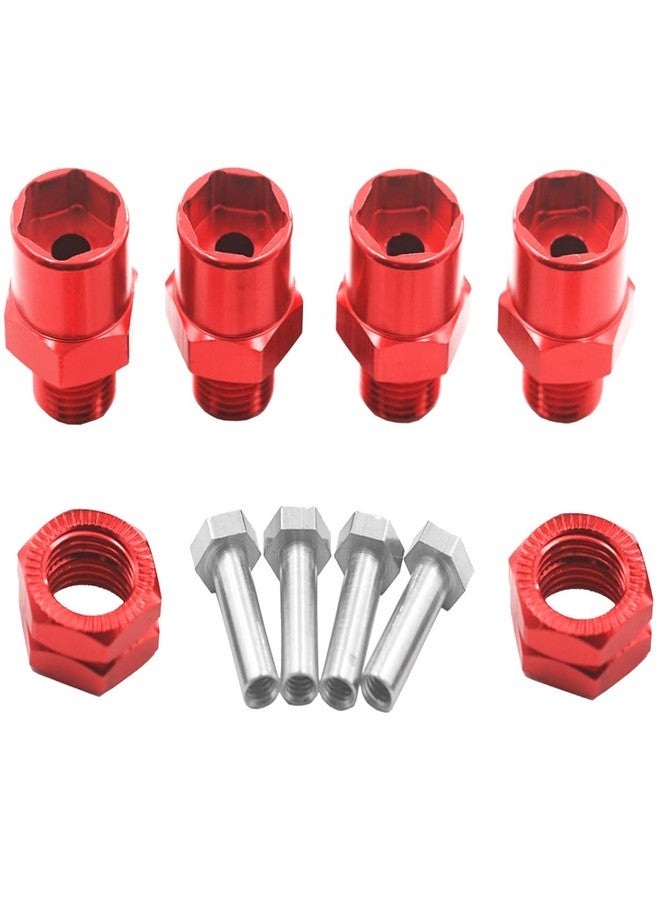 Vgoohobby 4Pack Vgoohobby Metal 12mm to 17mm Wheel Hex Drive Hub Adapter Conversion 15mm Offset Extension Upgrade Parts for 1/10 Off-Road RC Car Monster Truck Tires - Image 2