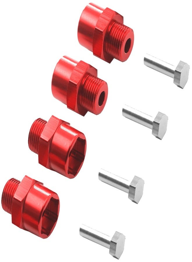 Vgoohobby 4Pack Vgoohobby Metal 12mm to 17mm Wheel Hex Drive Hub Adapter Conversion 15mm Offset Extension Upgrade Parts for 1/10 Off-Road RC Car Monster Truck Tires - Image 5