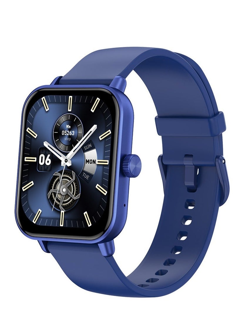 ColMi Men's Women's Smartwatch, 1.9 Inch HD Fitness Tracker, Support Answering/Making Calls, Heart Rate/Sleep Monitoring, Pedometer, Calories, 100+ Sports Modes, IP68 Waterproof Fitness Watch, Available for Android and iOS - Image 1