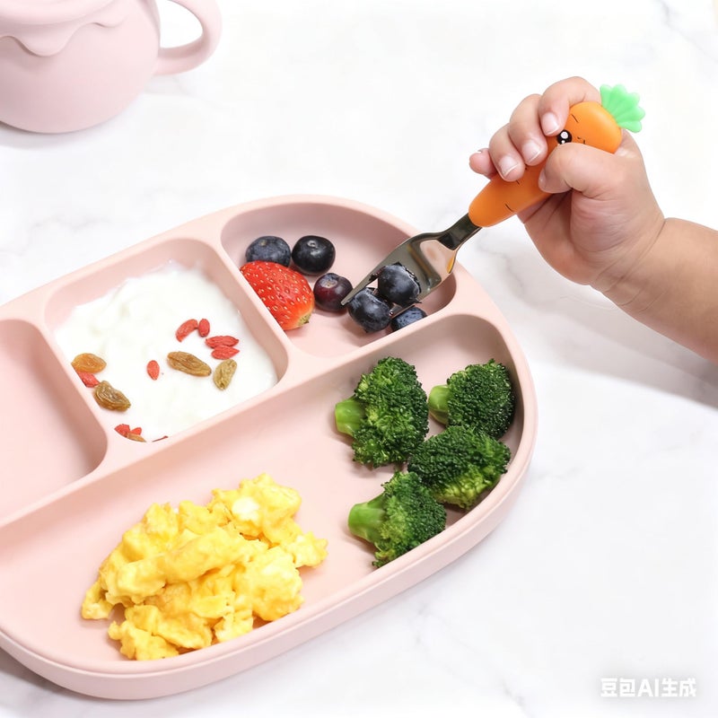 Ginbear Toddler Utensils with Case, Non-toxic Kids Spoons and Forks for Ages 18 Months+, Cute Child Flatware Set - Image 3