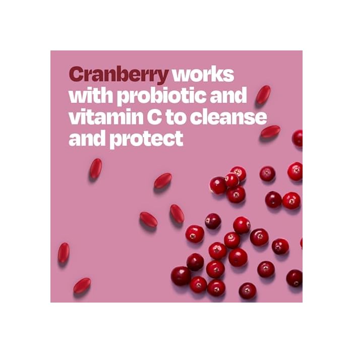 Cystex Cranberry Urinary Health Supplement - 3-in-1 UTI Protection with Probiotics, Prebiotics, & Vitamin C - Supports Vaginal pH, Yeast Balance, & Urinary Health - Fast-Acting - Sugar-Free - 75-Count - Image 3