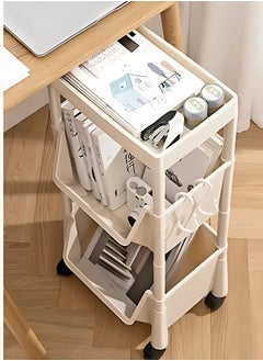 RACK STORE MULTI-PURPOSE UTILITY ROLLING CART WITH WHEELS – IDEAL FOR KITCHEN, BATHROOM, LAUNDRY ROOM AND LIVING SPACES  - Image 2