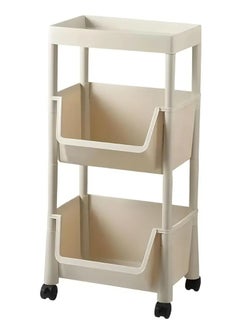 RACK STORE MULTI-PURPOSE UTILITY ROLLING CART WITH WHEELS – IDEAL FOR KITCHEN, BATHROOM, LAUNDRY ROOM AND LIVING SPACES  - Image 5