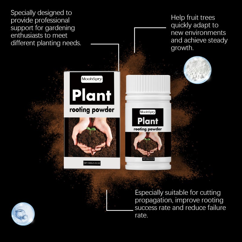 MOONSPRY Plant Rooting Powder,Premium Organic Soil Activator Activated Baosong Soil Essence Flower Fertilizer - Image 4