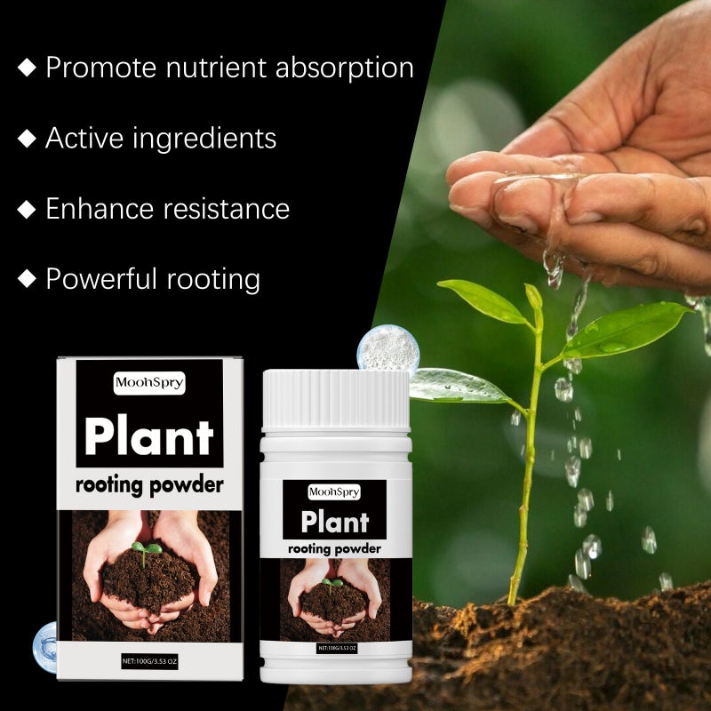MOONSPRY Plant Rooting Powder,Premium Organic Soil Activator Activated Baosong Soil Essence Flower Fertilizer - Image 1