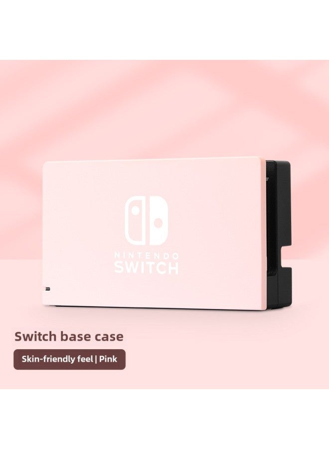 Nintendo Switch Protective Case Switcholed Handle Shell Ns Accessories Oled Base Hard Skin-friendly Gradient-Model:Sakura Powder √ Switch Original Skin-friendly Base Shell - Image 1