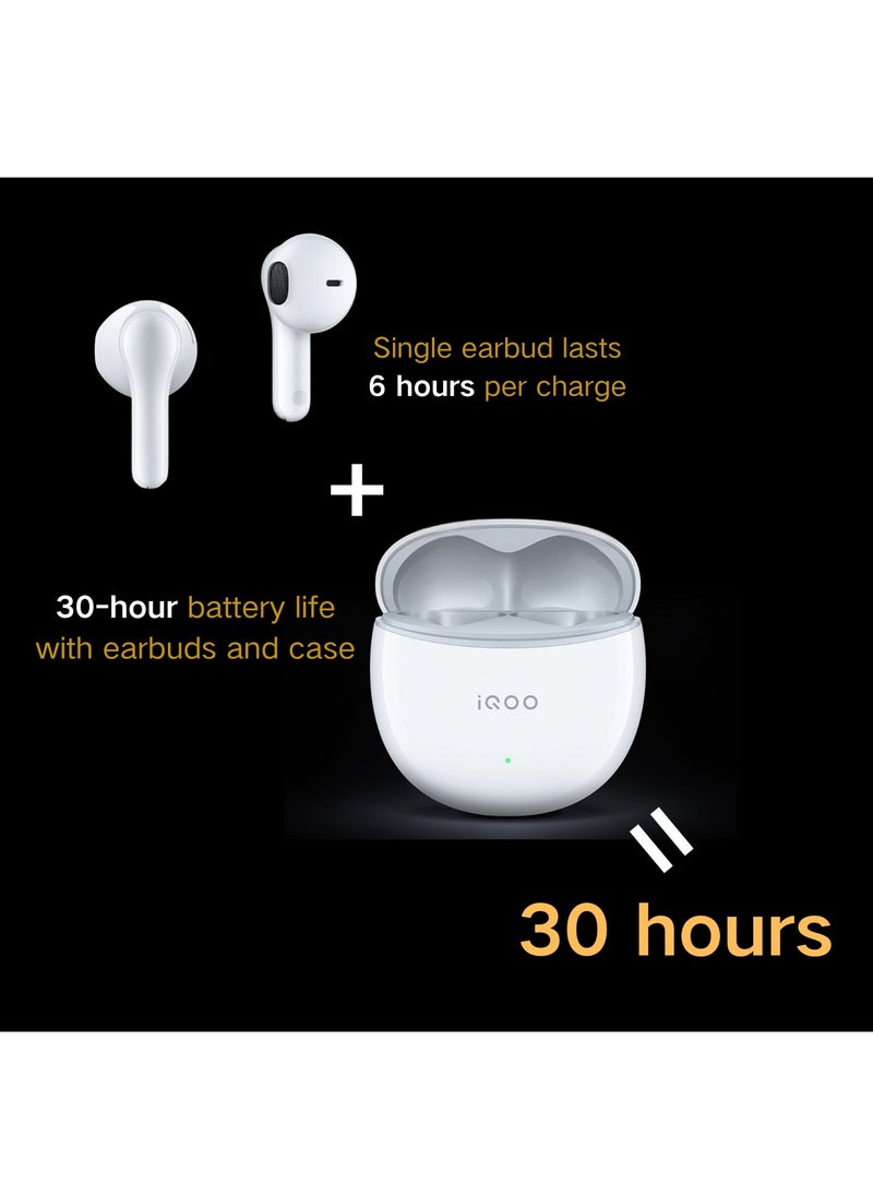 iQOO - TWS Air2 Elevate Your Gaming Experience with 55ms Low Latency Premium Earbuds - Image 1