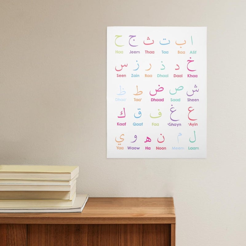 Arabic Alphabet and Numbers Poster - Educational Wall Chart for Kids - Image 4