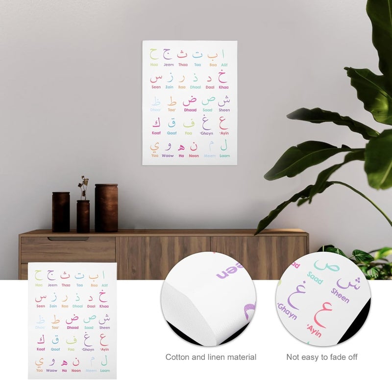 Arabic Alphabet and Numbers Poster - Educational Wall Chart for Kids - Image 2
