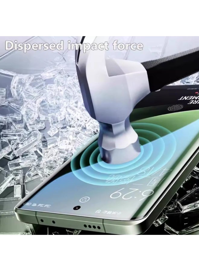 حزمة 3 واقي شاشة متوافق مع إنفينكس زيرو 40 5G (6.78 بوصة) واقي زجاجي مناسب لإنفينكس زيرو 40 5G، فيلم حماية زجاجي مقسى - Image 3