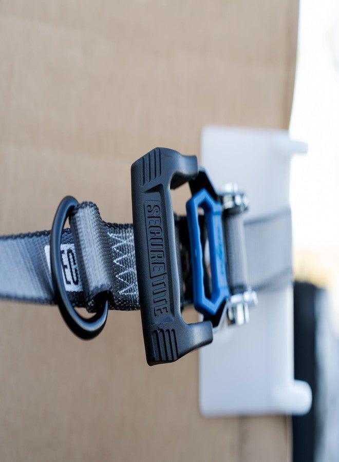 Secure Tite Ratchet Straps 4 Pack, Retractable Ratcheting Tie Down Straps with Hooks - 1-1/4” x 16’ Truck Tie Down Straps - Vinyl Double J-Hooks, 1000 lbs. Working Load Limit, 3000 lbs. Break Strength - Image 5