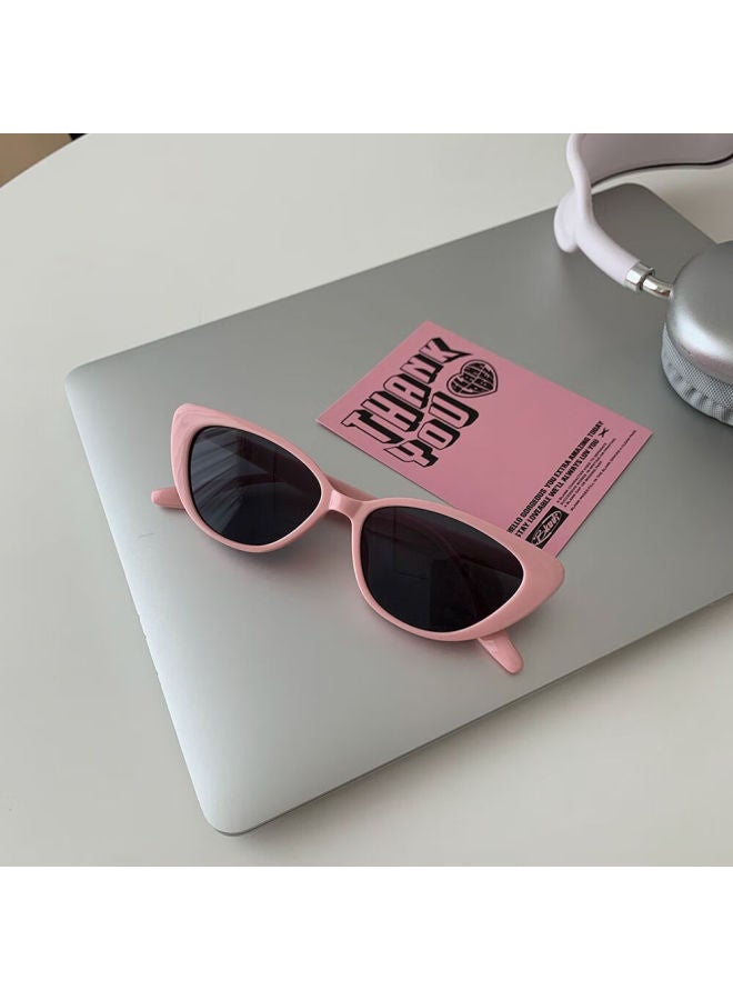 Lovecraft 1518 نظارات شمسية Pink Cat Eye للنساء كلاسيكية عالية الجودة جديدة مضادة للأشعة فوق البنفسجية - Image 4