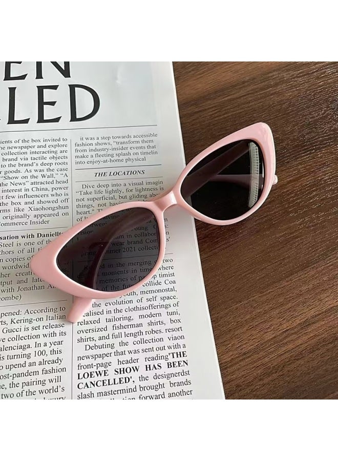 Lovecraft 1518 نظارات شمسية Pink Cat Eye للنساء كلاسيكية عالية الجودة جديدة مضادة للأشعة فوق البنفسجية - Image 3