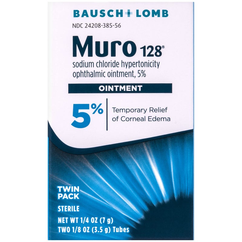 Bausch + Lomb مرّو 128 مرهم عيني معقم 5%، عبوة مزدوجة - 0.25 أونصة SKU 3701117 - Image 1