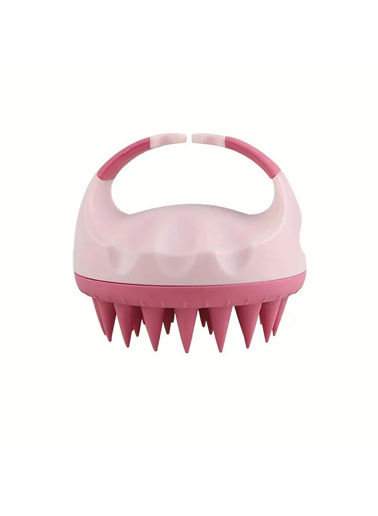 فرشاة سيليكون ناعمة لتدليك فروة الرأس والتنظيف العميق مثالية للاستخدام المنزلي وصالونات التجميل لتجربة سبا مريحة - Image 1