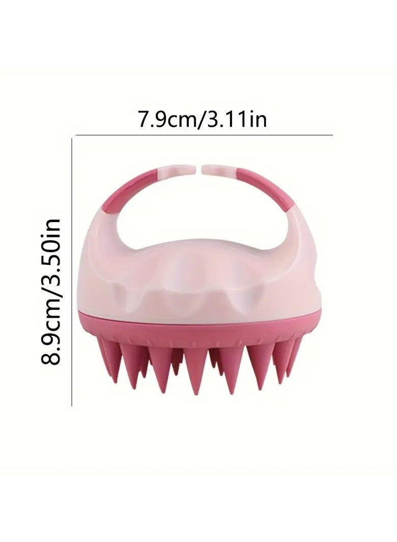 فرشاة سيليكون ناعمة لتدليك فروة الرأس والتنظيف العميق مثالية للاستخدام المنزلي وصالونات التجميل لتجربة سبا مريحة - Image 4