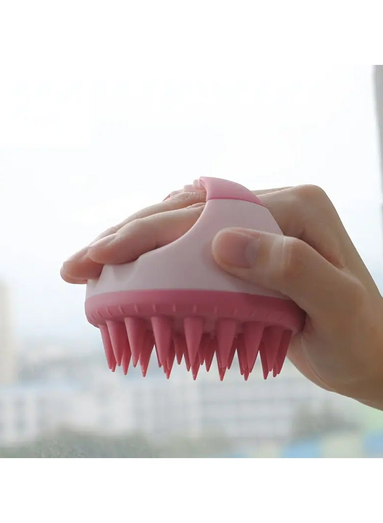 فرشاة سيليكون ناعمة لتدليك فروة الرأس والتنظيف العميق مثالية للاستخدام المنزلي وصالونات التجميل لتجربة سبا مريحة - Image 2