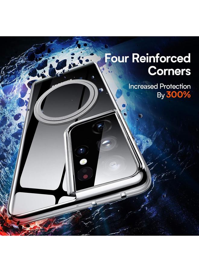 S-TOP Case For Samsung Galaxy S21 Ultra 5G Transparent Frosted MagSafe Phone Case - Image 3