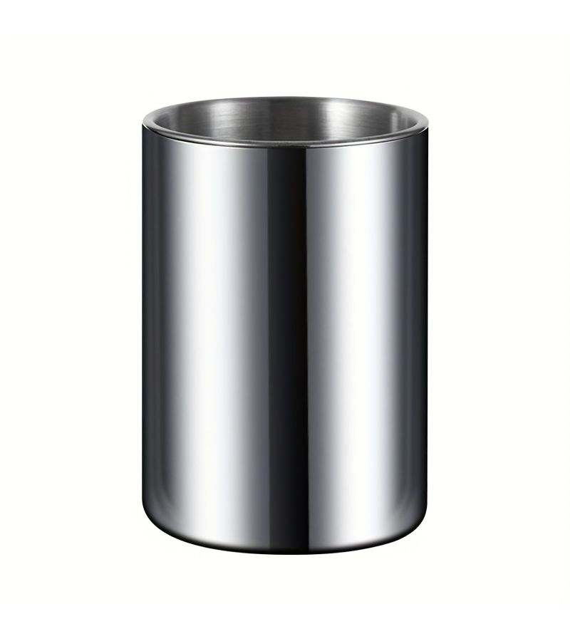 Silvery Stainless Steel Circular Windproof Smokeless Ashtray For Indoor Courtyard - Image 5