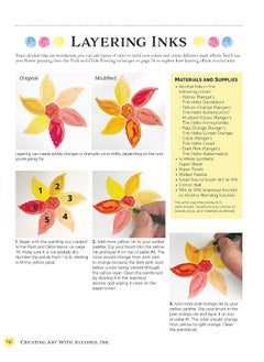 Creating Art with Alcohol Ink: Complete Guide to 12 Easy Techniques, 17 Spectacular Projects  - Image 3