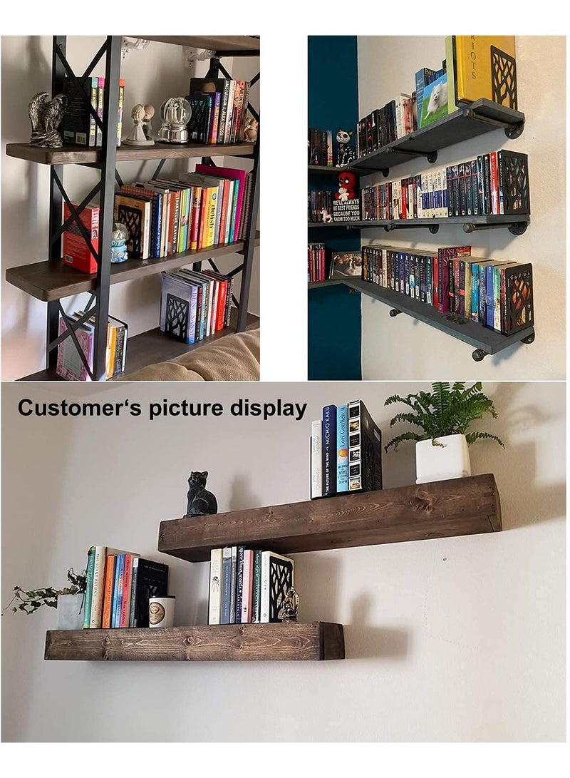 Zikra 1 Pairs Book Ends for Shelves Bookends for Office, Book Ends for Heavy Books Book Shelf Holder Stand Home Decorative - Image 5