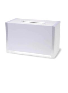 Wedding Card Box Rectangle White 16 x 8 x 10-1/8