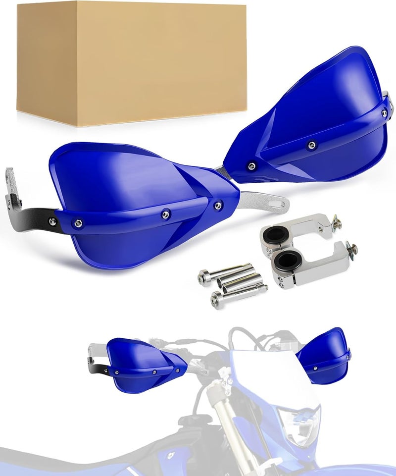 SOOMJ JFG RACING Blue Motocross Handguards for 7/8 inch and 1 1/8 inch Motorcycles - Image 1