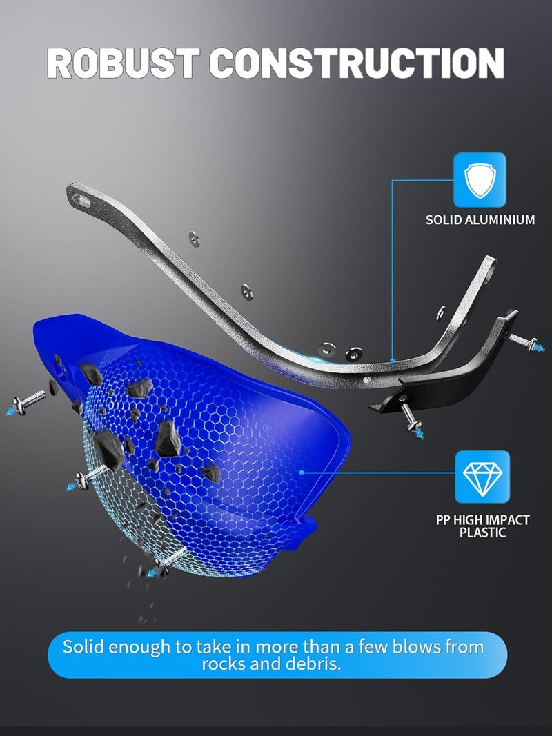 SOOMJ JFG RACING Blue Motocross Handguards for 7/8 inch and 1 1/8 inch Motorcycles - Image 5