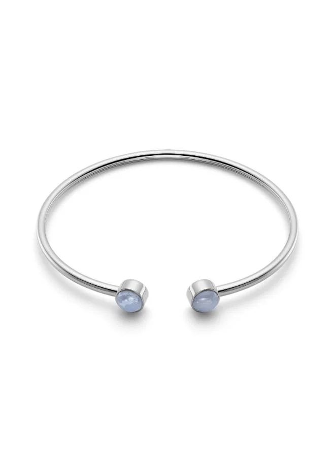Olivia Burton Women's Purple Agate and Stainless Steel Bangle