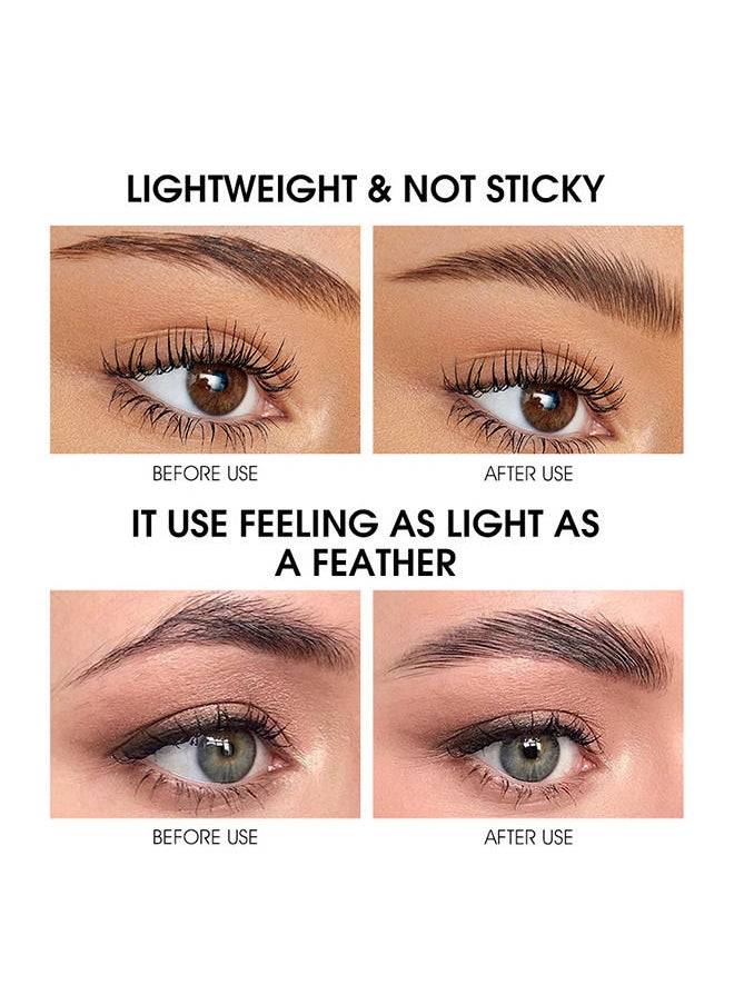 LANGMANNI Clear Eyebrow Setting Gel with Brush, Clear Brow Fix Gel, Transfer Proof Eyebrow Mascara Long Lasting Waterproof and Sweat Proof Eyebrow Repair Liquid Brows Styling  - Image 5