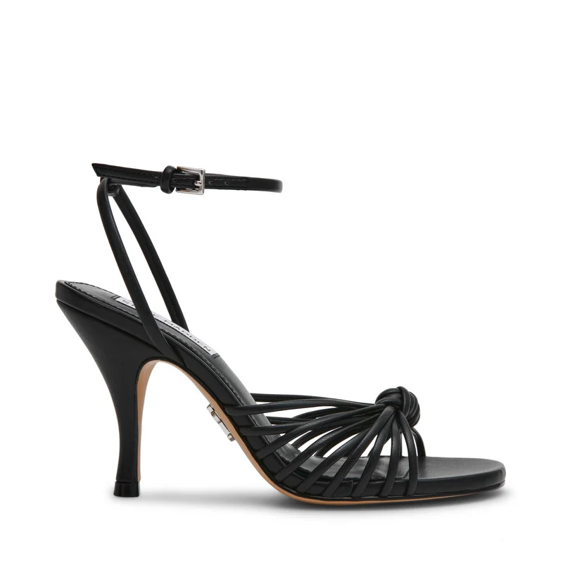 ستيف مادن Intwined Black Women's Sandals
