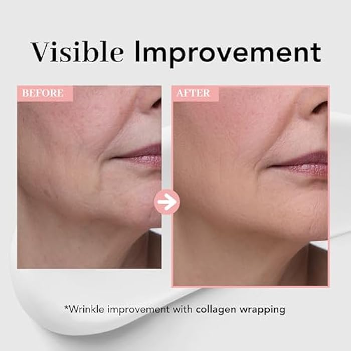 NOWATER Collagen Wrapping Mask, Elasticity Improving, Hydrating, Firming - Hydrolyzed Collagen & Peptide, Glass Skin Peel Off Mask, Korean Skincare for Face (2.4 fl.oz) - Image 4
