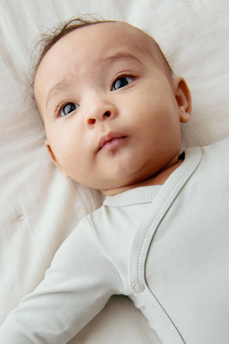 H&M 5-pack wrapover bodysuits