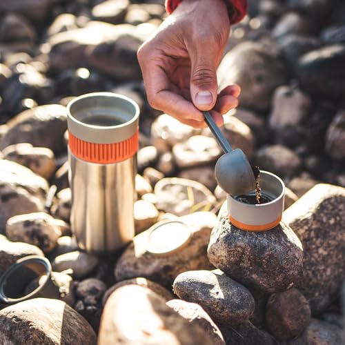 WACACO Pipamoka Portable Coffee Maker, Coffee brewer, All-in-one Vacuum Pressured，Insulated Travel Mug, Hand Powered and Filter Pressure Brewer, Stainless Steel Thermo Cup, 10 fl oz - Image 3