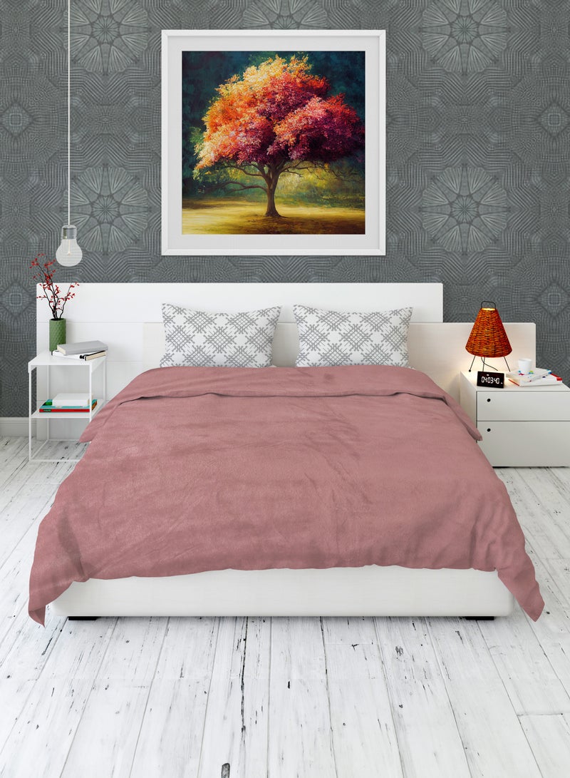 PARAJOHN بطانية صوف فلانل للجنسين من باراجون، مفردة لجميع المواسم، بطانية ناعمة ودافئة للأريكة والسرير، بطانية صوف فلانل مريحة وناعمة، مقاس (160 × 220) - Image 1