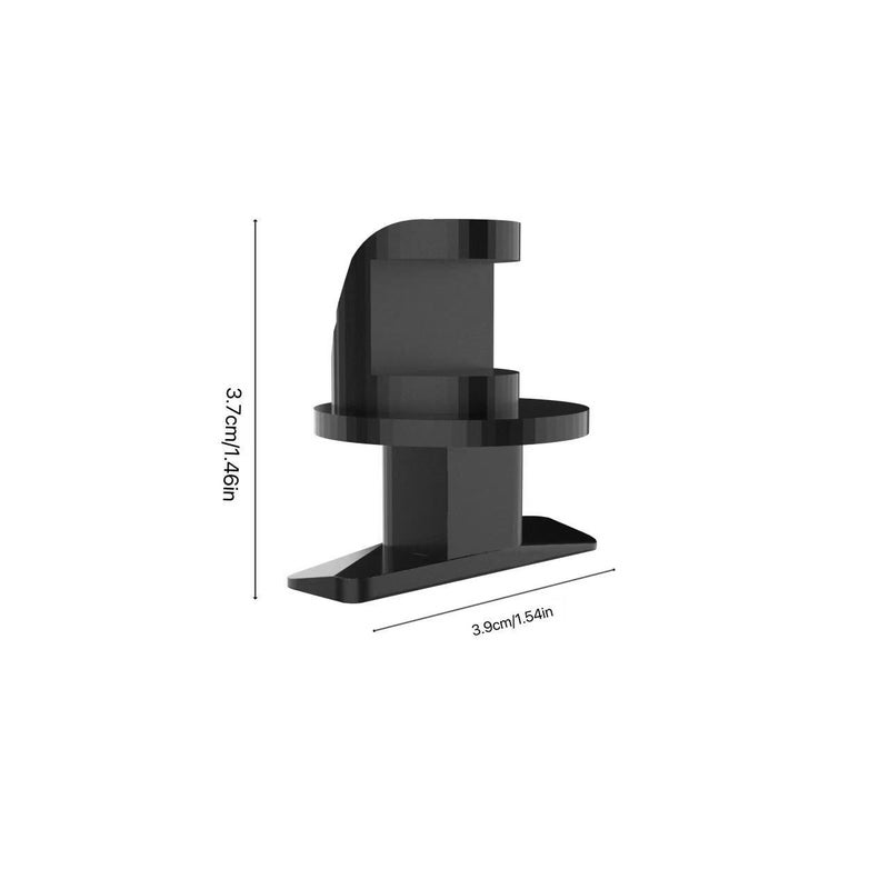 3pcs Black Heavy Duty Soundproof Panel U Shaped Utility Hook No Drill Push Pin Wall Mount For 13mm Grooved Panels Space Saving Home Bathroom Wardrobe Kitchen Adhesive Free Hooks - Image 3