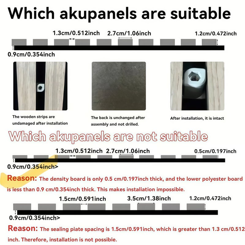 3pcs Black Heavy Duty Soundproof Panel U Shaped Utility Hook No Drill Push Pin Wall Mount For 13mm Grooved Panels Space Saving Home Bathroom Wardrobe Kitchen Adhesive Free Hooks - Image 4