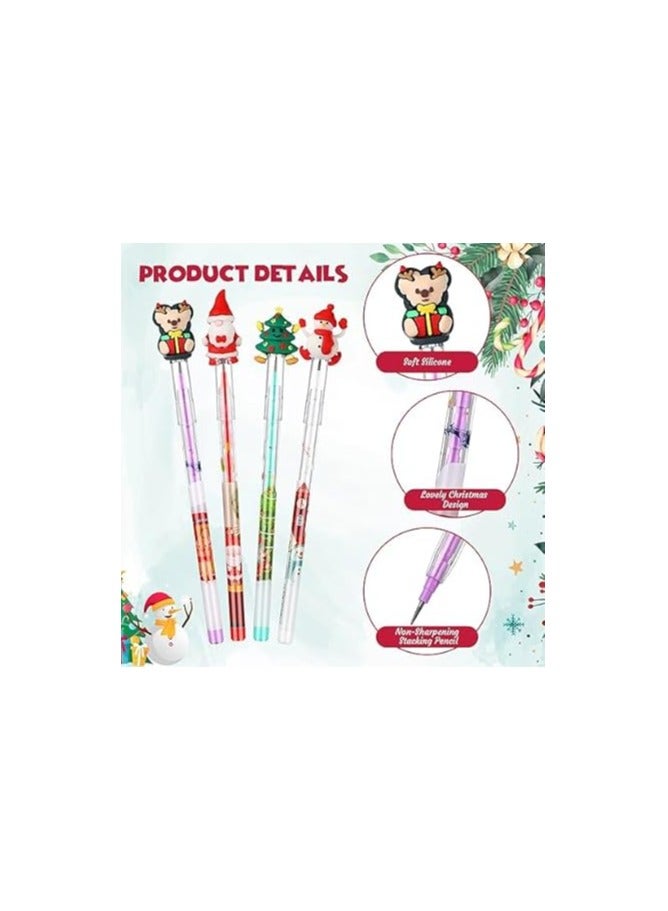 Stackable Multi-Tip Pencils 3 Assorted Shapes Pencil - Image 3