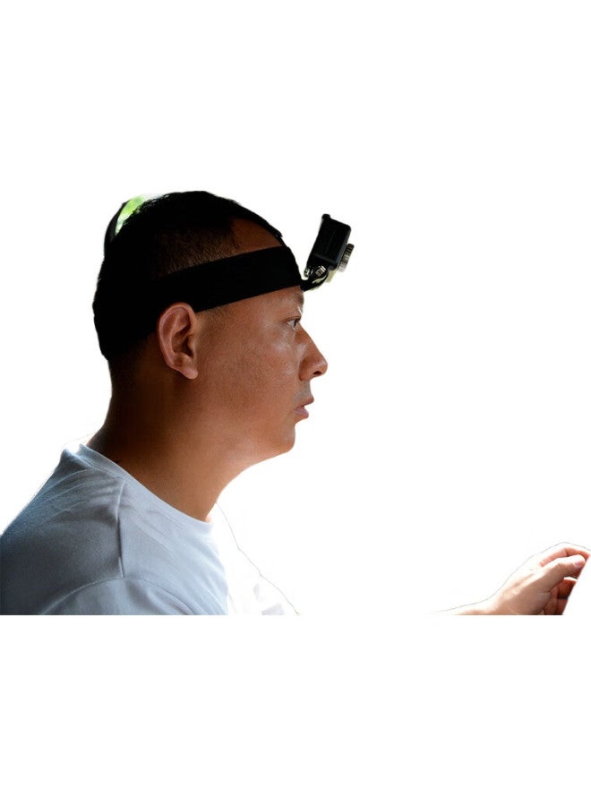 MAXCAM ماكس كام مناسب لكاميرات الحركة Dji Osmo Action 4 3 2، حزام رأس، حامل رأس، ملحقات لكاميرات Gopro 12 11 10 9 8 7 - Image 1