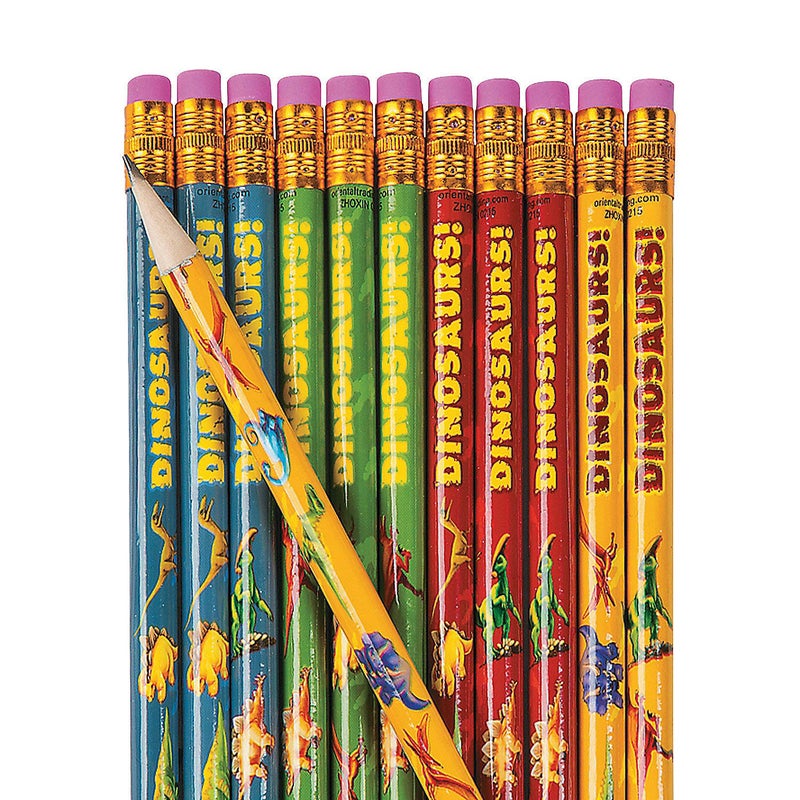 Fun Express Dinosaur Pencils Set of 24 Stationery School and Party Supplies - Image 2