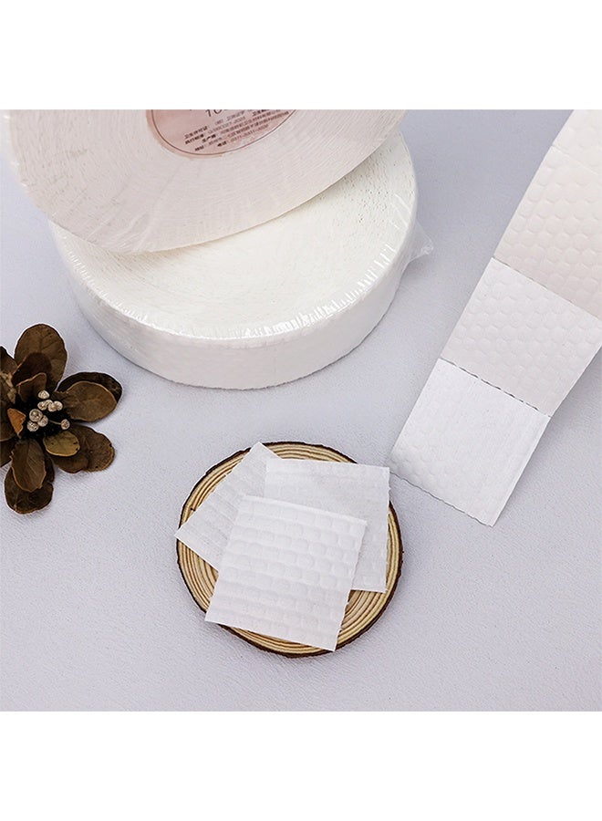 1000Pcs/1 Roll Lint Free Nail Wipes, Nail Polish Remover Pads, White Cotton Pads Wipes for Gel Nails, Dust Cleaning Degreasing Nail Napkins Cotton Swabs, Manicure Salon Supplies - Image 4