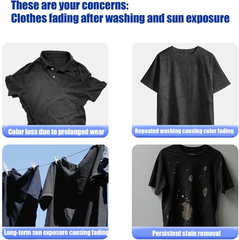 Black Clothes Dye, 50 Pieces Long Lasting Portable Sheets, Gentle Dye Catchers for Laundry, Protect Colors for T Shirts Jeans Cotton Wool Laundry Home Office Hotel Dorm Bathroom Outdoor - Image 5